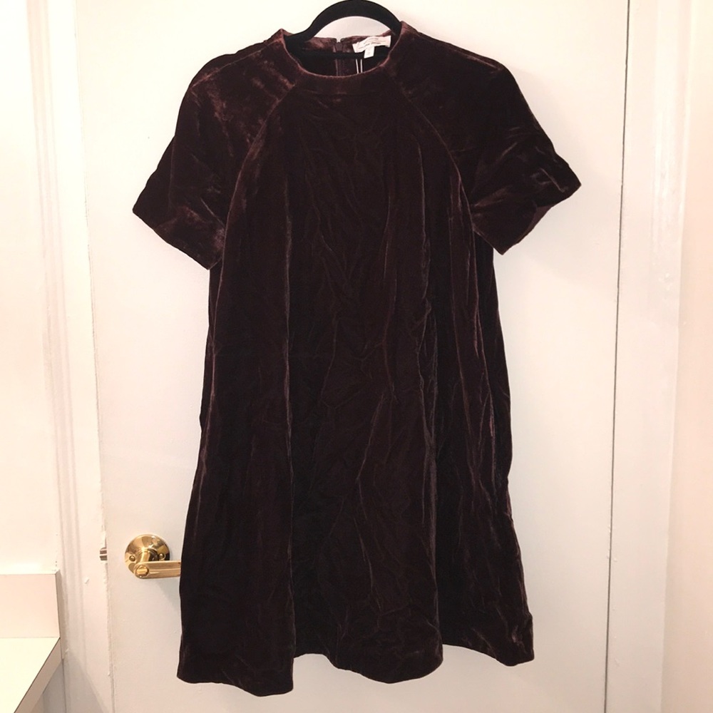 & Other Stories Velvet Dress